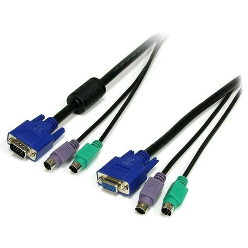 Startech - Cable Kvm Universal 2 En 1 Ps/2 Hd-15 Vga De 3m