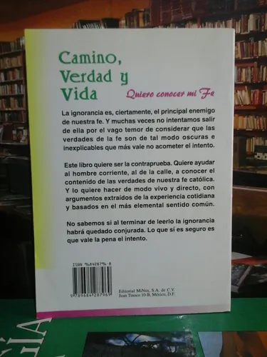 Camino, Verdad I Vida, Ricardo Sada, Religion. (Usado)