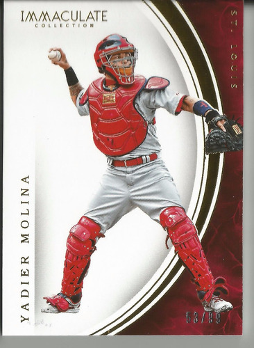 2016 Panini Immaculate #49 Yadier Molina /99 C Cardinals