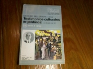 Testimonios Culturales Argentinos Osvaldo Pelletieri 1980