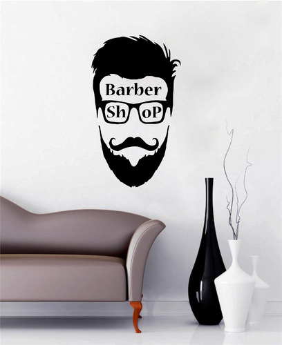 Vinilo Pared Peluqueria Hombre 1 Wall Stickers