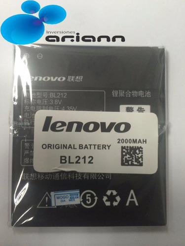 Batería Lenovo Bl212 S898 S898t A628t A620t A708t Warrior