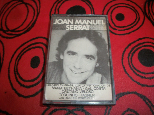 Joan Manuel Serrat Sinceramente Cassette  Coleccion