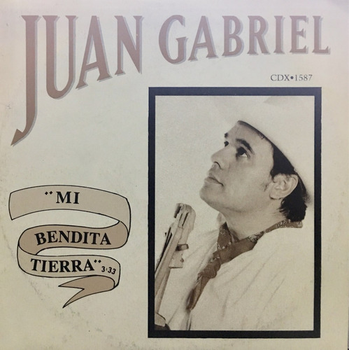 Cd Juan Gabriel Mi Bendita Tierra Promo Usado