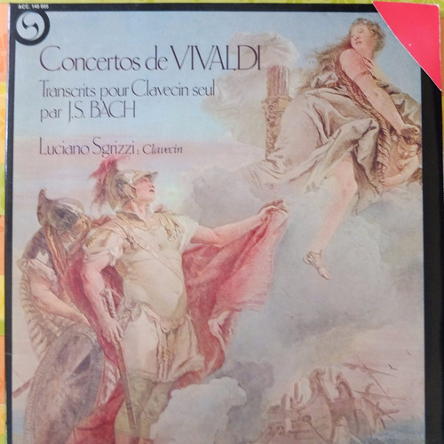 Vinilo Música Clásica: Vivaldi Trancrito Por J.s. Bach