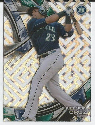 2016 Topps High Tek Tidal Diffractor Sp Nelson Cruz Mariners