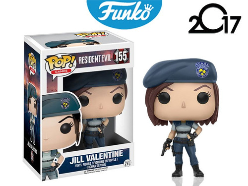 Jill Valentine Funko Pop Resident Evil Games Zombies Policia