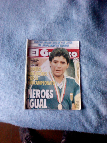 Revista El Grafico Maradona (italia 90 La Final)