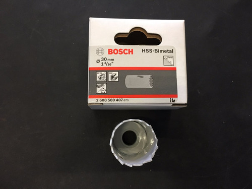 Sierra Copa Bimetalica Madera-metal Bosch 30mm 2608580407