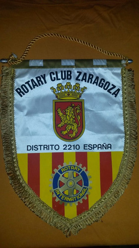 Banderin Rotary Club Zaragoza España