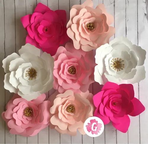 Flores Gigantes Decoración Eventos Casamientos 45 Y 50cm Flores Gigantes Decoración Eventos Casamientos 45 Y 50cm