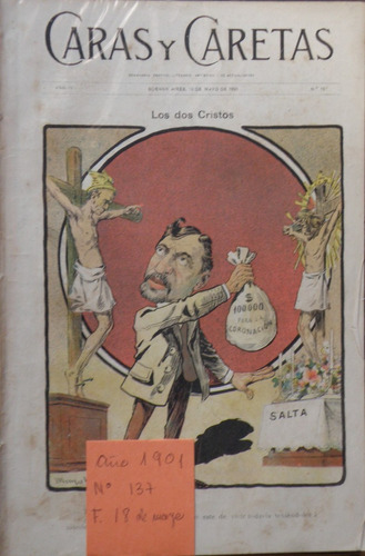 Revista Caras Y Caretas. Mayo De 1901, Nº 137