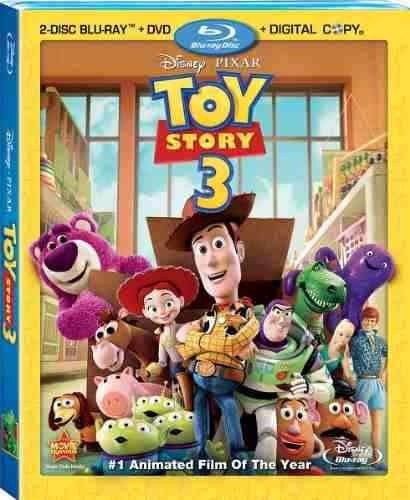 Blu Ray Toy Story 3 + Dvd (edicion De 4 Discos) Slip Cover