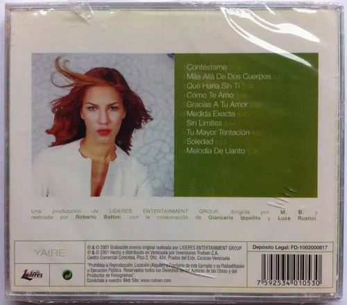 Yaire. Cd Original, Nuevo