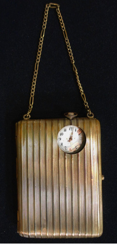 Attached Antiguo De Dama Para Cartera Con Reloj. 56000