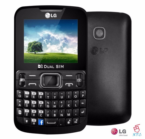 Telefono Celular LG C297 Bk Dual Sim Negro Camara Liberado