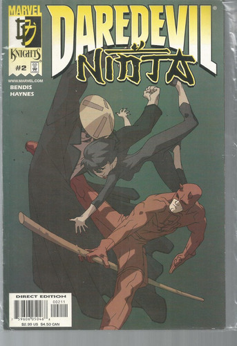 Daredevil Ninja N° 02 - Em Ingles - Editora Marvel - Formato 17 X 25,5 - Capa Mole - 2000 - Bonellihq 2 Cx445 G23