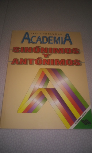 Diccionario Academia Sinonimos Y Antonimos