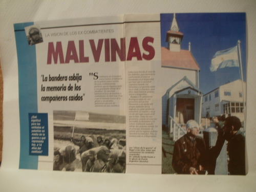 Recorte Clipping Malvinas 1996 La Capital Zona Caballito