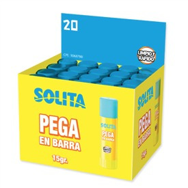 Pega De Barra Solita 15grs Caja De 20 Unid. Incluye Iva