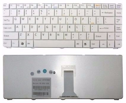 Teclado Sony Vaio Vgn-nr498  Branco Us Sem Ç Detecto   