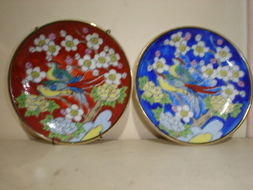 Adorno Vitrina Set  Plato Porcelana Japonesa Jer