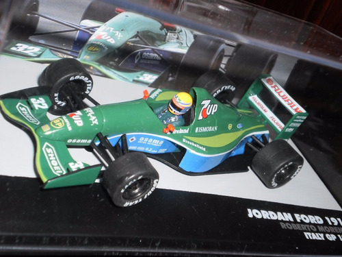 Imagen 3 de 3 de F1 Jordan Ford Gp 1991 Roberto Moreno Escala 1:43 Colección