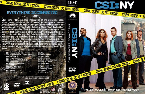 Csi Ny - As 9 Temporadas Legendadas Com Caixinhas E Encartes