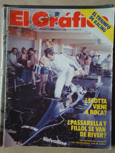 El Grafico 3089 19/12/78 Reutemann Scotta Passarella Fillol