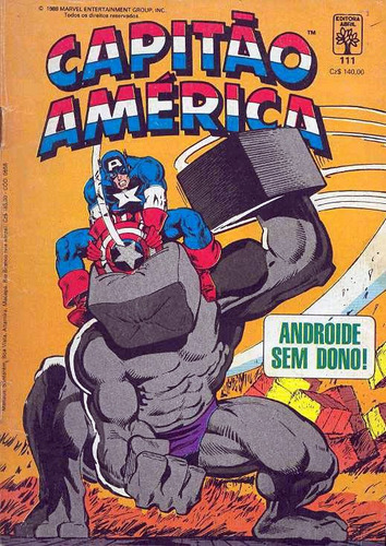 Capitão América 111 Marvel Editora Abril Formatinho