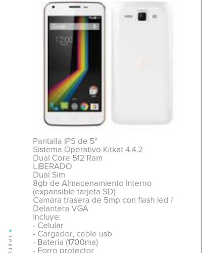 Polaroid Link 5 | Telefono Android 5 Pantalla 8gb Liberado