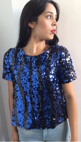 Blusa Com Paetês