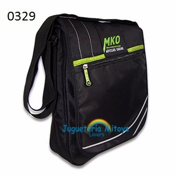 Morral Negro Vertical Con Detalles En Color Mko Mexma 0329