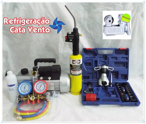 Kit Ferramentas P/ Refrigeração: Bomba De Vacuo , Excentrico