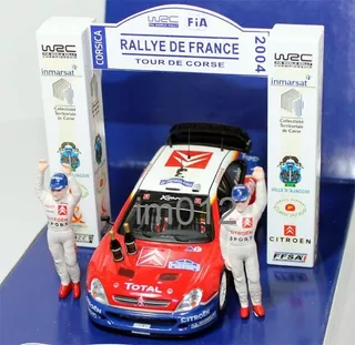 2004 Campeon Mundial Citroen Xsara Wrc Diorama Rally 1/43