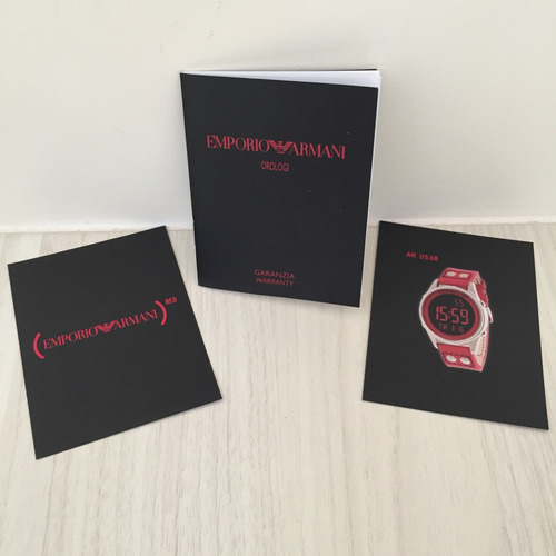 Relógio Emporio Armani Product (red) Original