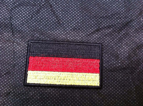 Patche Aplique Bordado Da Bandeira Da Alemanha 5,5x4cm