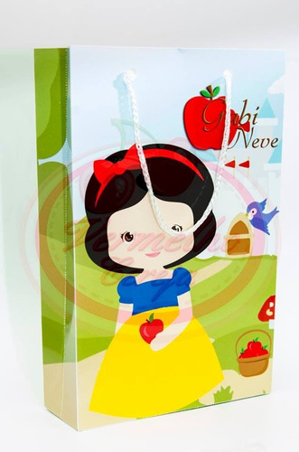 20 Sacolinhas Branca De Neve Lembrançinhas Personalizadas