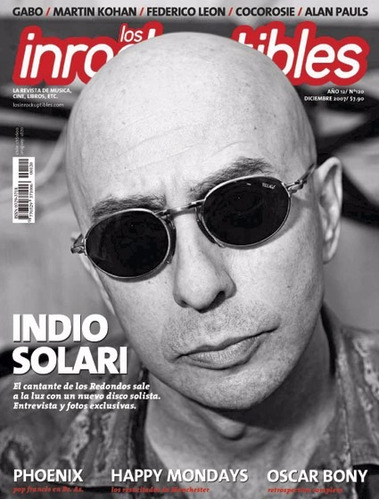 Revista Los Inrockuptibles 120. Diciembre 2007. Indio Solari