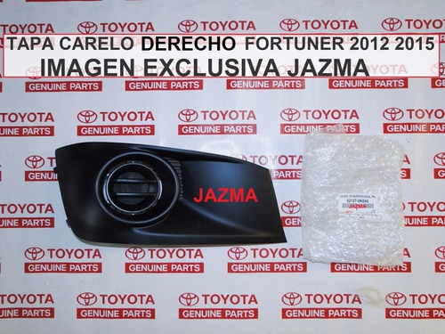 Tapa Carelo Derecho Fortuner 2012 2015 Original Toyota