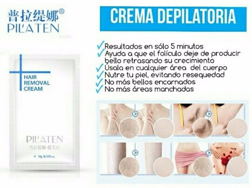 Crema Depiladora Pilaten - Original Al Por Mayor Y Menor