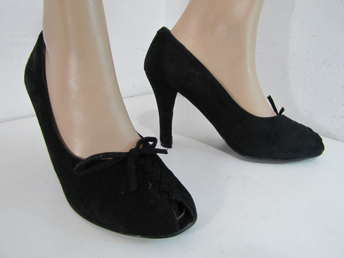 Zapatos Anne Michelle Gamuza Talla 38 Elegantes
