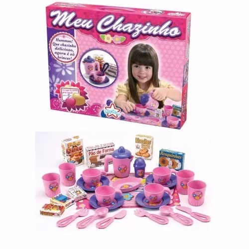 Kit Cozinha Infantil Jogo De Chá - Meu Chazinho Big Star