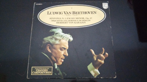 Lp Ludwig Van Beethoven - Grandes Compositores, Nº 1.