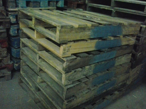 Paleta O Estiba Industrial De Madera 120x120 Mts Para Carga (Usado)
