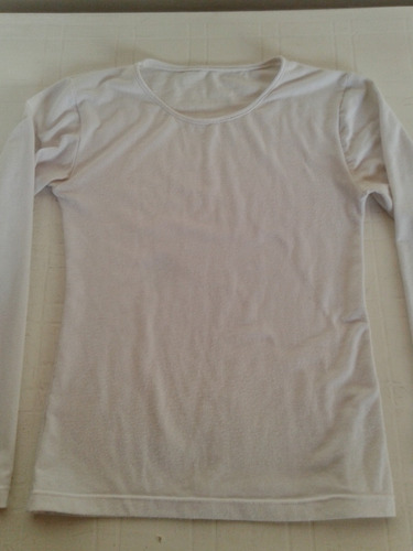 Remera Blanca De Algodon Talle S