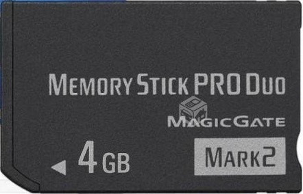 Imagen 2 de 2 de Memoria Sony 4gb Memory Stick Pro Duo Para Camaras