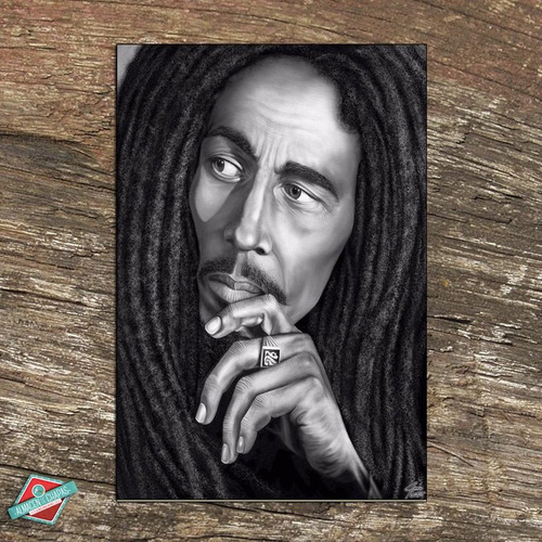 Cartel De Aluminio Retro Vintage - Bob Marley 