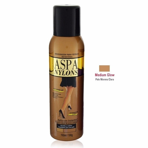 Meia-calça Spray Morena Clara 03 Aspa Nylon Maquiagem Pernas