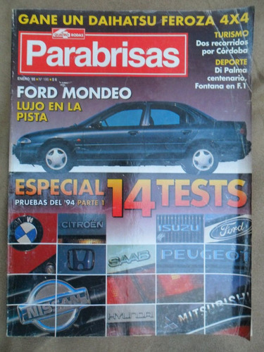 Parabrisas Nº 195 Mondeo Especial 14 Test Del 94 Parte 1